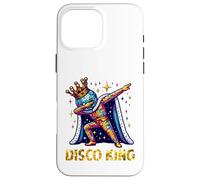 Custodia per iPhone 16 Pro Max Disco King Costume 70s 80s Dance Parties Disco Man Dabbing