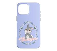 Custodia per iPhone 16 Pro Max Disney Bambi Thumper Floral Coquette Style Matching