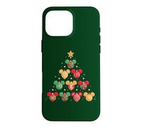 Custodia per iPhone 16 Pro Max Disney Mickey Mouse Icon Ornaments Christmas Tree Holiday