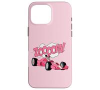 Custodia per iPhone 16 Pro Max Disney Minnie Mouse Racing Team "ZOOOOM!" Race Car Driver