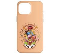 Custodia per iPhone 16 Pro Max Disney The Muppets Dr Teeth & Electric Mayhem Keyboard Band