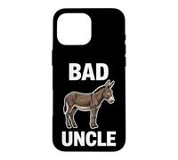 Custodia per iPhone 16 Pro Max Divertente asino cattivo zio che dice sarcastico umoristico
