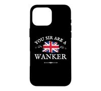Custodia per iPhone 16 Pro Max Divertente bandiera britannica patriottica britannica orgogliosa della Gran Bretagna