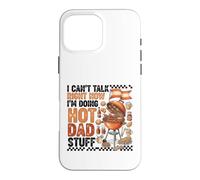Custodia per iPhone 16 Pro Max Divertente caldo papà roba grigliare barbecue Cookout