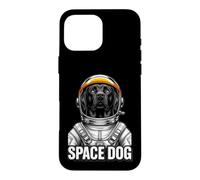 Custodia per iPhone 16 Pro Max Divertente cane spaziale che dice per gli amanti dell'avventura cosmica