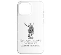 Custodia per iPhone 16 Pro Max Divertente citazione di Roma antica dicendo latino - proverbio romano