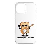 Custodia per iPhone 16 Pro Max Divertente gioco di parole del chitarrista Get Bready To Rock