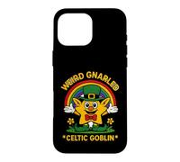 Custodia per iPhone 16 Pro Max Divertente goblin celtico dicendo strano nobilitato