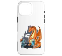 Custodia per iPhone 16 Pro Max Divertente guardia del corpo No Prince Need Dragon