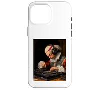 Custodia per iPhone 16 Pro Max DJ Mozart - Classical Music Meets Turntable | Funny DJ Music