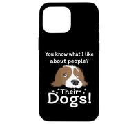 Custodia per iPhone 16 Pro Max Dog Groomer Sai cosa mi piace delle persone che amano il loro cane