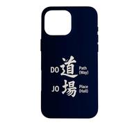 Custodia per iPhone 16 Pro Max "DOJO - Path Place" Significato giapponese Kanji Arti Marziali