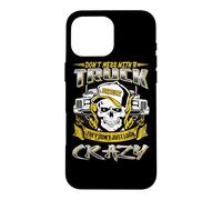 Custodia per iPhone 16 Pro Max Don't Mess With A Truck Driver Funny Trucker Dad
