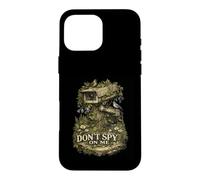 Custodia per iPhone 16 Pro Max Don't Spy On Me Privacy Matters Citazione Divertente Sorveglianza