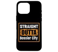 Custodia per iPhone 16 Pro Max Dritto Fuori Bossier City Louisiana USA Retro Vintage