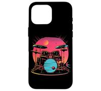 Custodia per iPhone 16 Pro Max Drum Set 90s Look Drummer Music Concert