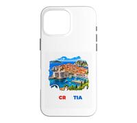 Custodia per iPhone 16 Pro Max Dubrovnik Croazia Costa Adriatica Vacanze di viaggio