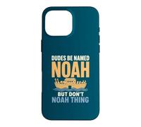 Custodia per iPhone 16 Pro Max Dudes Be Named Noah Nome divertente gioco di parole di proporzioni bibliche