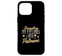Custodia per iPhone 16 Pro Max Dumpling I miei sentimenti in Pelmeni Per Russo Dumpling Lover