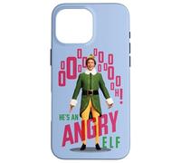 Custodia per iPhone 16 Pro Max Elf Movie He's an Angry Elf