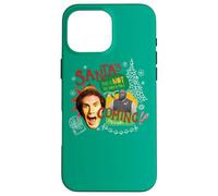 Custodia per iPhone 16 Pro Max Elf Movie Santa's Coming