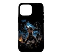 Custodia per iPhone 16 Pro Max Epic Bible Story Christian Graphic - Samson Battle