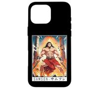 Custodia per iPhone 16 Pro Max Epic Japanese Anime Christian Faith Bible Graphic - Samson