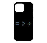 Custodia per iPhone 16 Pro Max Equality is Greater Than Division Math Symbol Social Justice