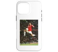 Custodia per iPhone 16 Pro Max Eric Cantona Leap Coppa del Mondo di calcio Manchester United