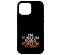 Custodia per iPhone 16 Pro Max Ernestina Name Ernestina Personalized Name First Given