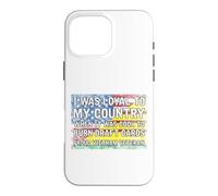 Custodia per iPhone 16 Pro Max Ero fedele al mio paese