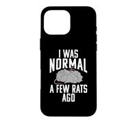 Custodia per iPhone 16 Pro Max Ero normale qualche ratto fa divertente Rats Lover