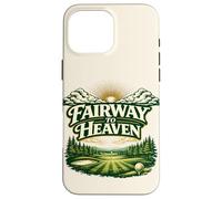 Custodia per iPhone 16 Pro Max Fairway to Heaven Golf - Vintage Retro per golfisti Man Cave
