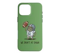 Custodia per iPhone 16 Pro Max Fantacalcio, We Draft At Dawn, Funny Fall,