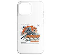 Custodia per iPhone 16 Pro Max Fantascienza Space Invasion Alien Warrior Future Battle