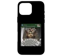 Custodia per iPhone 16 Pro Max Faraone King Tut C'è movimento alla tua porta d'ingresso Egpyt