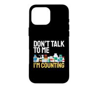 Custodia per iPhone 16 Pro Max Farmacia divertente non parlare con me sto contando pillole farmacisti