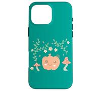 Custodia per iPhone 16 Pro Max Farmcore Mushroom Cute Pastel Pumpkin Cottagecore Aesthetic