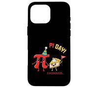 Custodia per iPhone 16 Pro Max Felice Pi Day Sweet As 3.14 Divertente Torta Joke Math Pun Meme