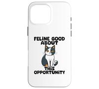 Custodia per iPhone 16 Pro Max Felino, buon amante dei gatti in cerca di lavoro