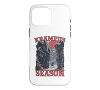 Custodia per iPhone 16 Pro Max Figura leggendaria Krampus | Maschera Krampus Run Perchten |