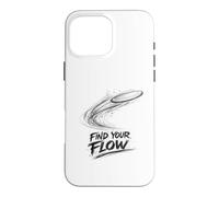 Custodia per iPhone 16 Pro Max Find your Flow da golf disco golfista frisbee golf frolf