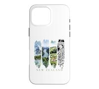Custodia per iPhone 16 Pro Max Fiordi, pecore e cultura maori - Vacanze Nuova Zelanda