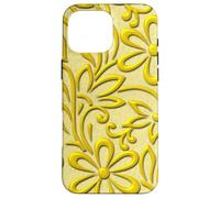 Custodia per iPhone 16 Pro Max Floral Daisy Flower Patterns For Summer Sun Pastel Yellow