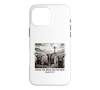 Custodia per iPhone 16 Pro Max Follow The Word Not The Herd Christian Bible Verse Scripture