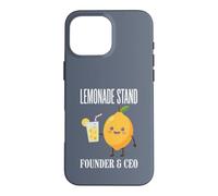 Custodia per iPhone 16 Pro Max Fondatore e CEO dello stand Lemonade Stand di limonata al succo di limone