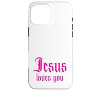 Custodia per iPhone 16 Pro Max Forza per incoraggiarti nei momenti difficili, Gesù ti ama