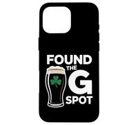 Custodia per iPhone 16 Pro Max Found The G Spot Funny St Patricks Day