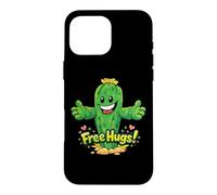 Custodia per iPhone 16 Pro Max Free Hugs - Scritta "Cactus Abbraccio"