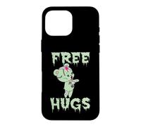 Custodia per iPhone 16 Pro Max Free Hugs Zombie Orsetto Halloween Piccolo Orso